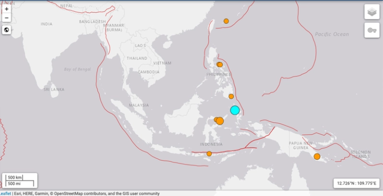 印尼1月18日規模7.0地震