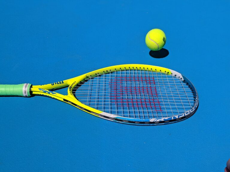 yellow Wilson tennis racket 澳網 澳洲網球公開賽 網球 Tennis