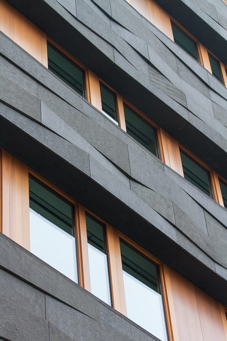 brown and black concrete building