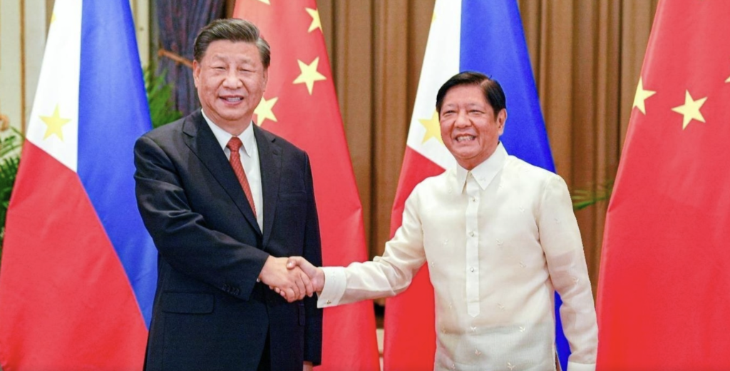 菲律賓總統小馬可仕（Ferdinand Marcos Jr.）與習近平