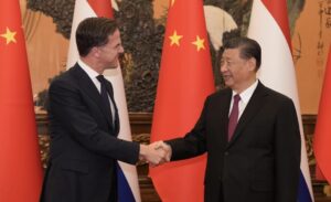荷蘭總理呂特（Mark Rutte）週三（3月27日）訪問中國，並會晤中國國家主席習近平。圖來源：呂特官方X