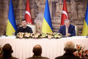 烏克蘭總統澤倫斯基（Volodymyr Zelenskyy）週五（3月8日）訪問土耳其，並與土耳其總統艾爾多安（Tayyip Erdogan）會談