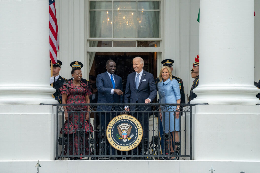 肯亞總統魯托（William Ruto）、美國總統拜登（Joe Biden）