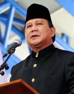印尼總統普拉伯沃（Prabowo Subianto）