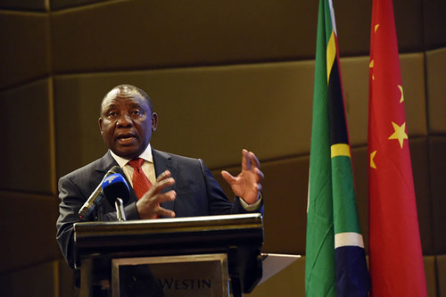 南非總統拉馬福薩Cyril Ramaphosa