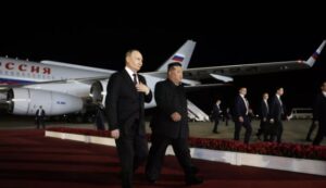 俄羅斯總統普京（Vladimir Putin）、北韓領導人金正恩