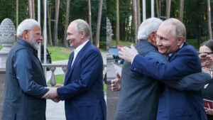 印度總理莫迪（Narendra Modi）與俄國總統普京