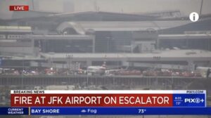 一週內第2起事故！ 紐約甘迺迪機場爆火災 逾3百架航班受影響