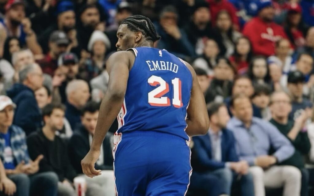 NBA費城七六人明星中鋒恩比德（Joel Embiid）