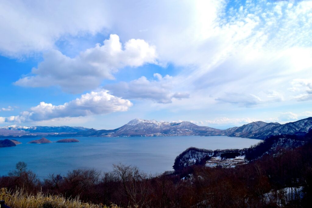 日本北海道知名觀光景點洞爺湖（とうやこ）